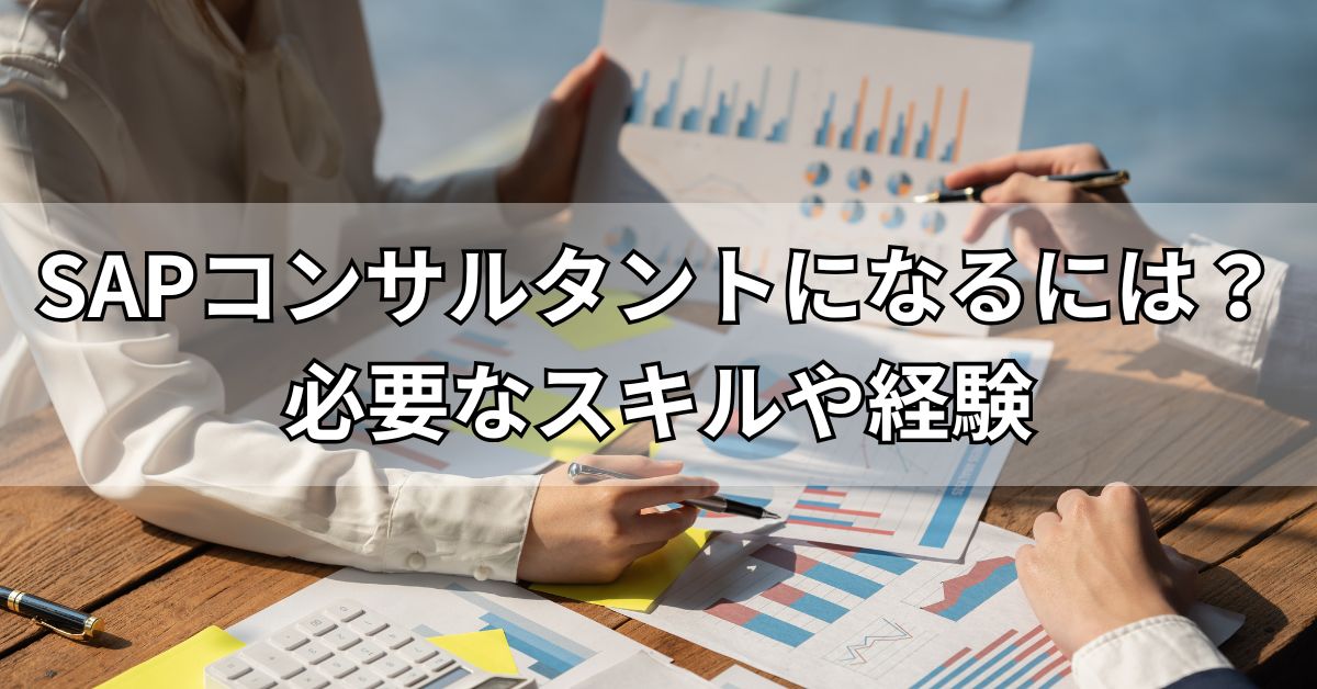 SAPコンサルタントになるには？必要なスキルや経験