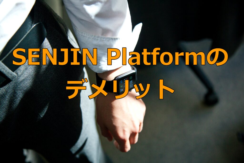 SENJIN Platformのデメリット