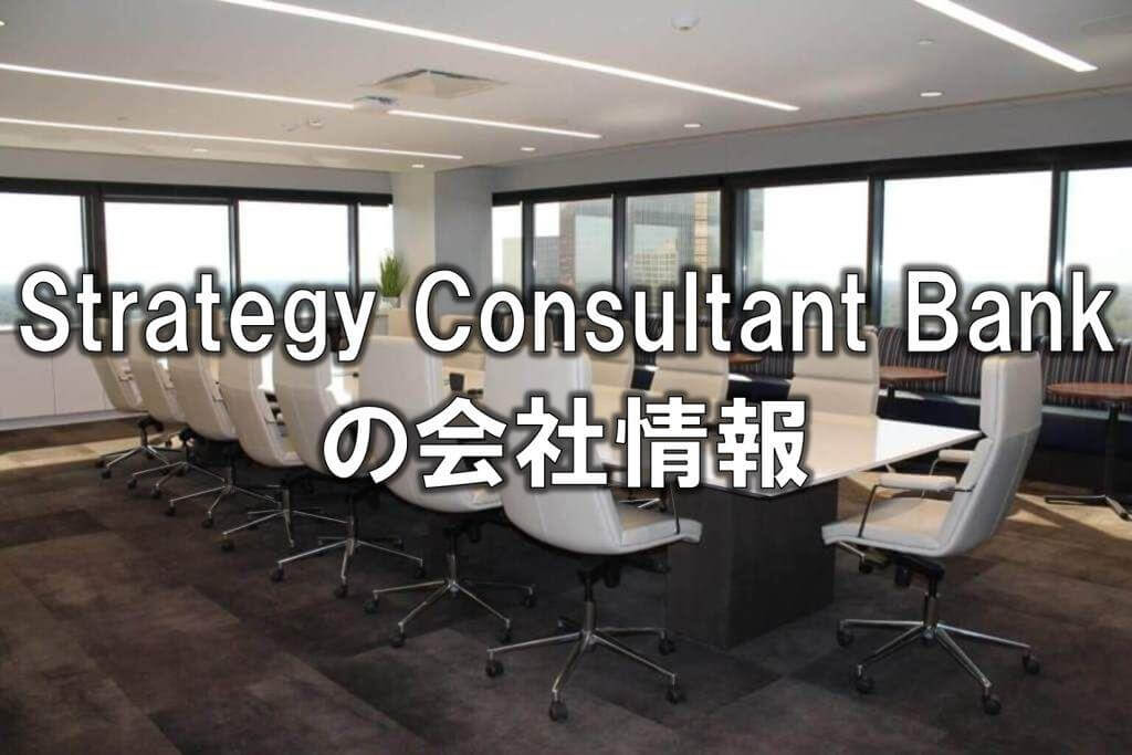 Strategy Consultant Bankの会社情報