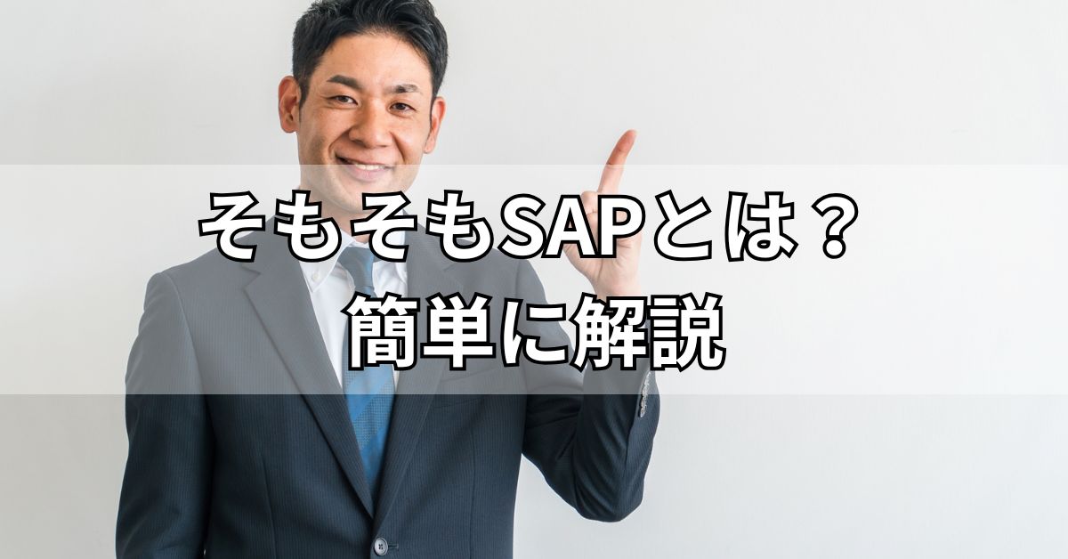 そもそもSAPとは？簡単に解説