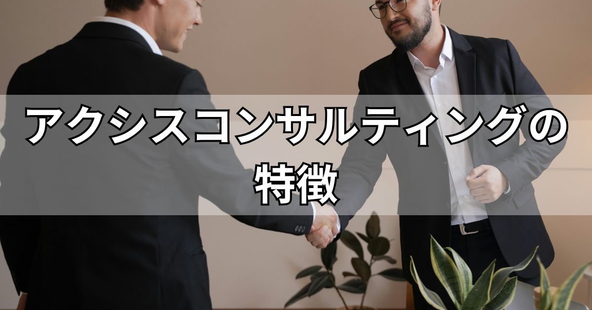 アクシスコンサルティングの特徴