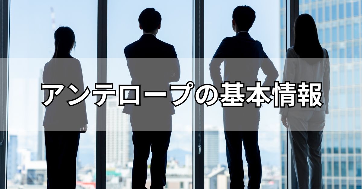 アンテロープの基本情報