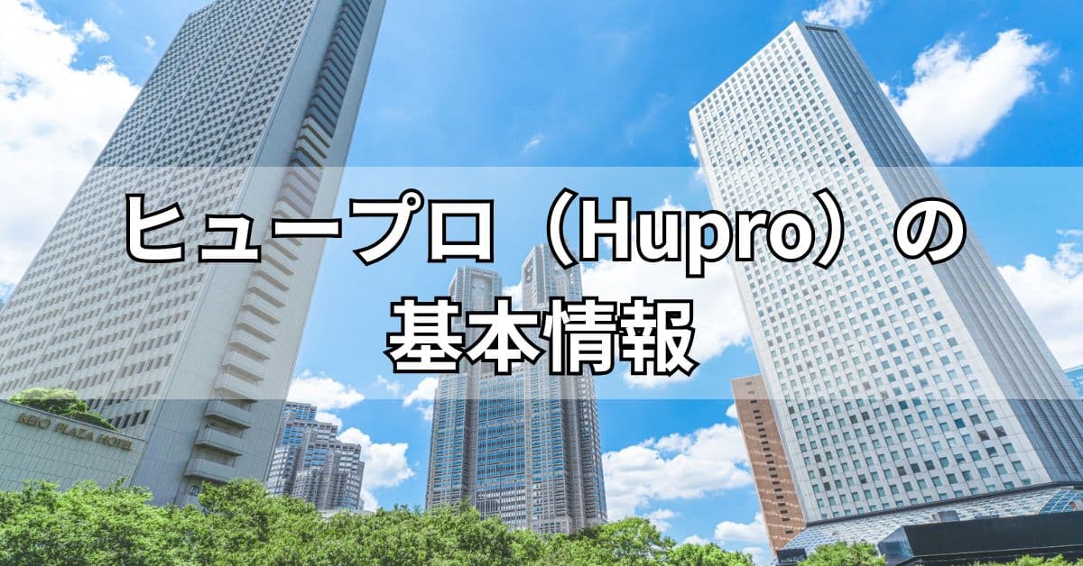 ヒュープロ（Hupro）の基本情報