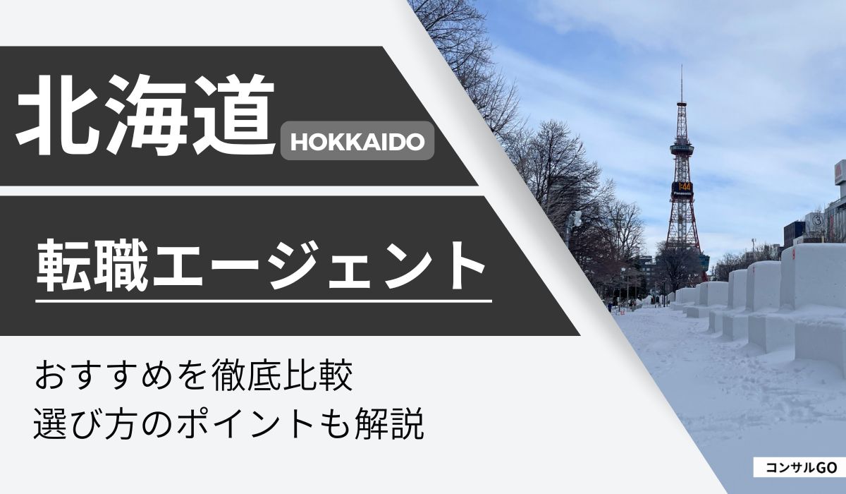 北海道　札幌　転職エージェント　おすすめ　選　年代　目的別　比較　2024年　最新