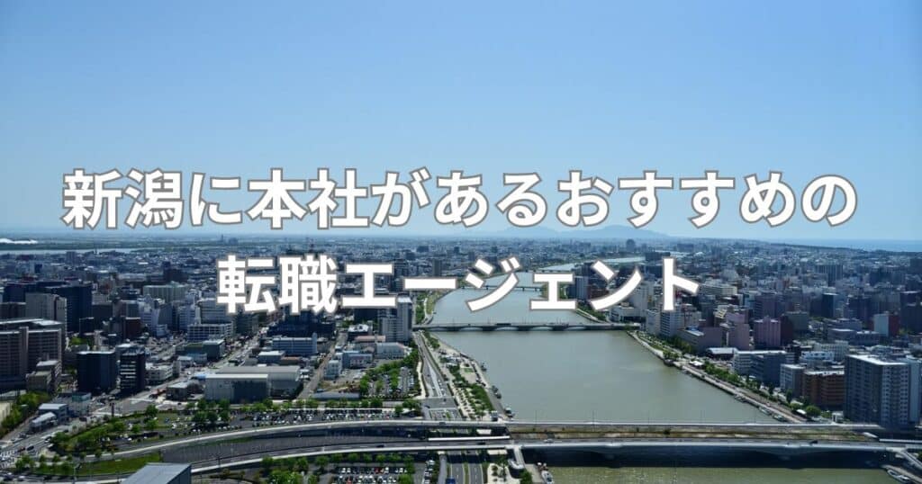 新潟に本社があるおすすめの転職エージェント2選