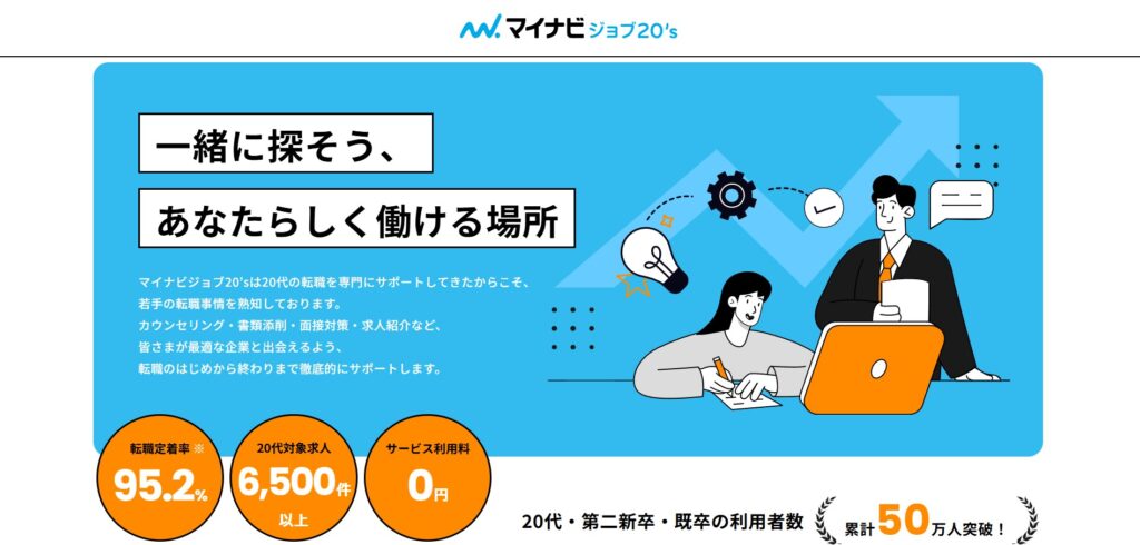 マイナビジョブ20's
