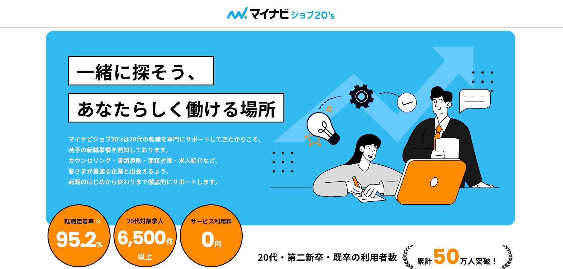 マイナビジョブ20's