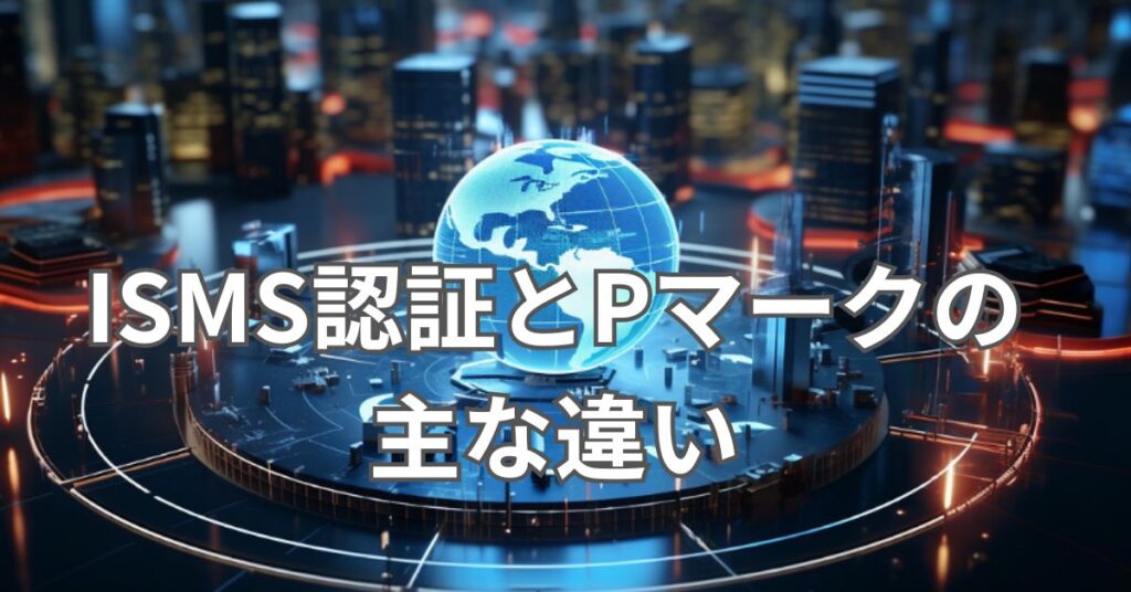 ISMS認証とPマークの主な違い