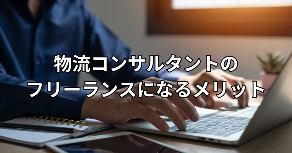 物流コンサルタントのフリーランスになるメリット3つ