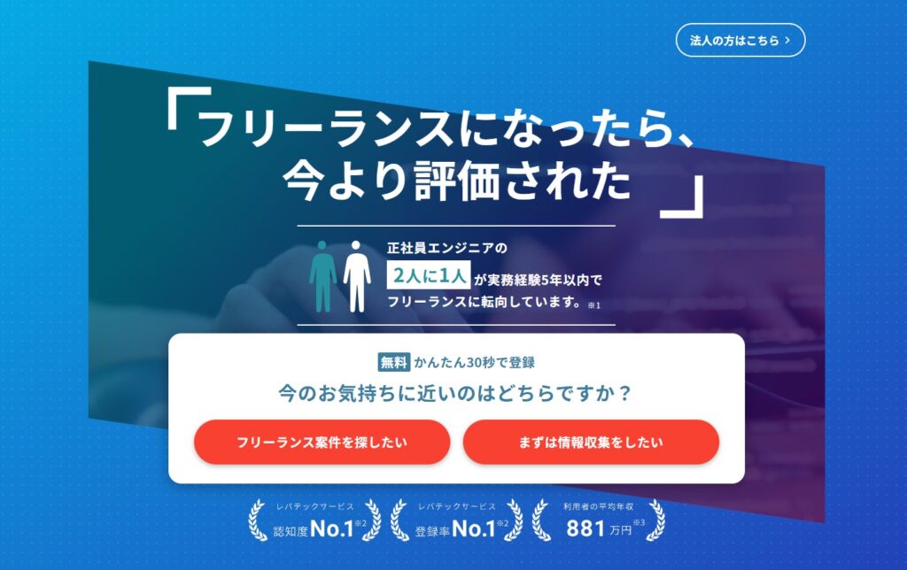 レバテックフリーランス