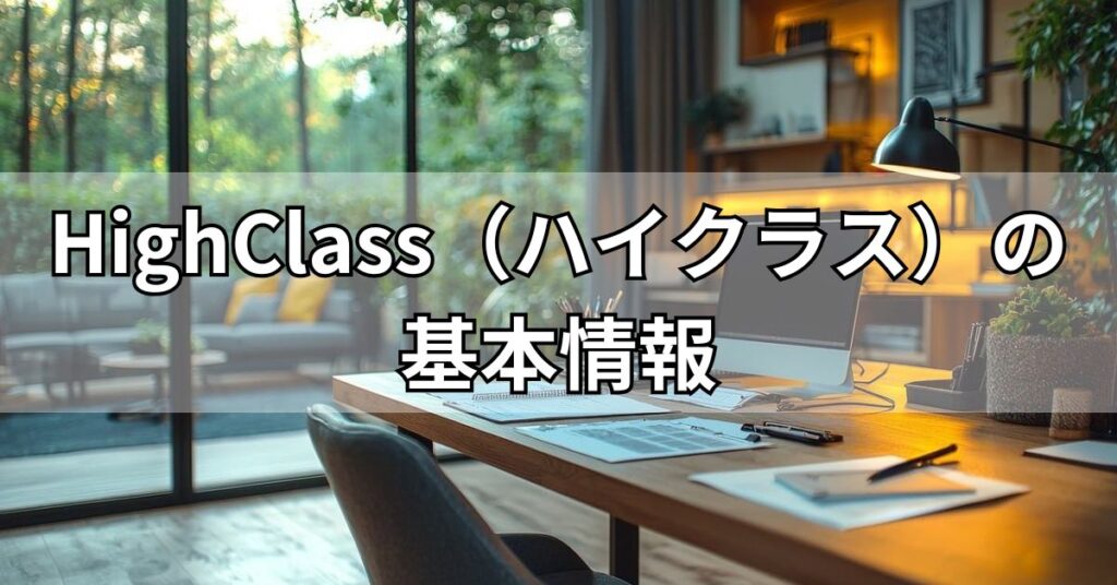 HighClass（ハイクラス）の基本情報