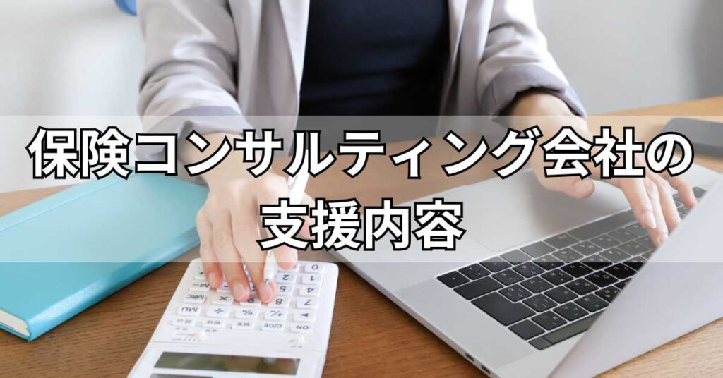 保険コンサルティング会社の支援内容