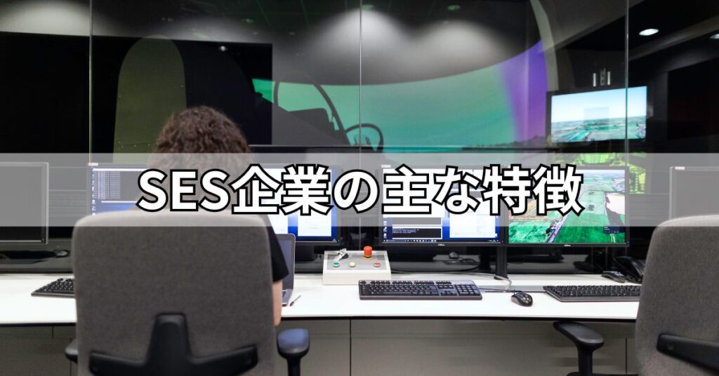 SES企業の主な特徴