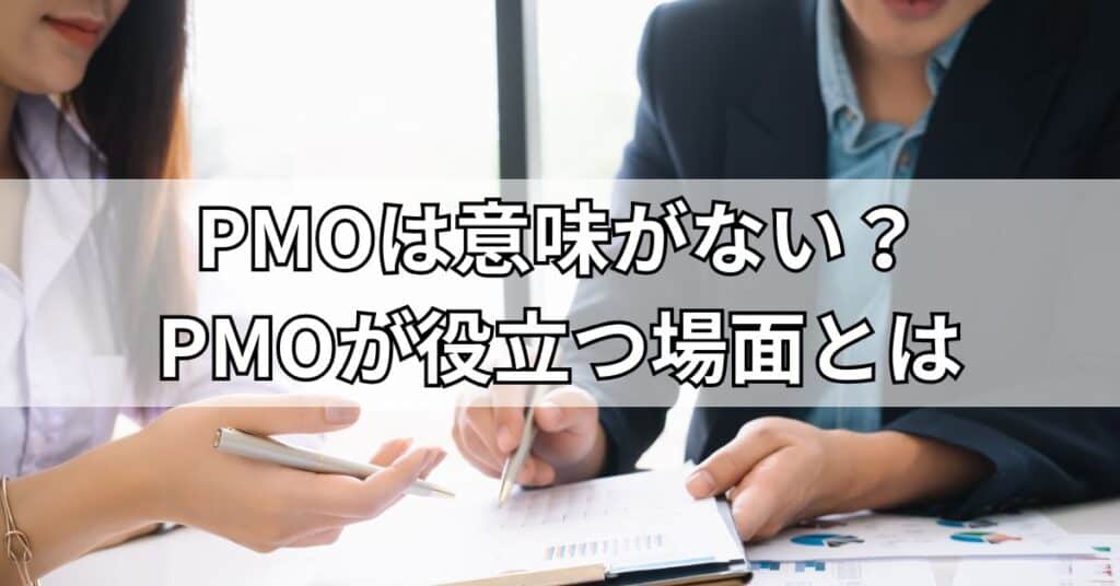 PMOは意味がない?PMOが役立つ場面とは