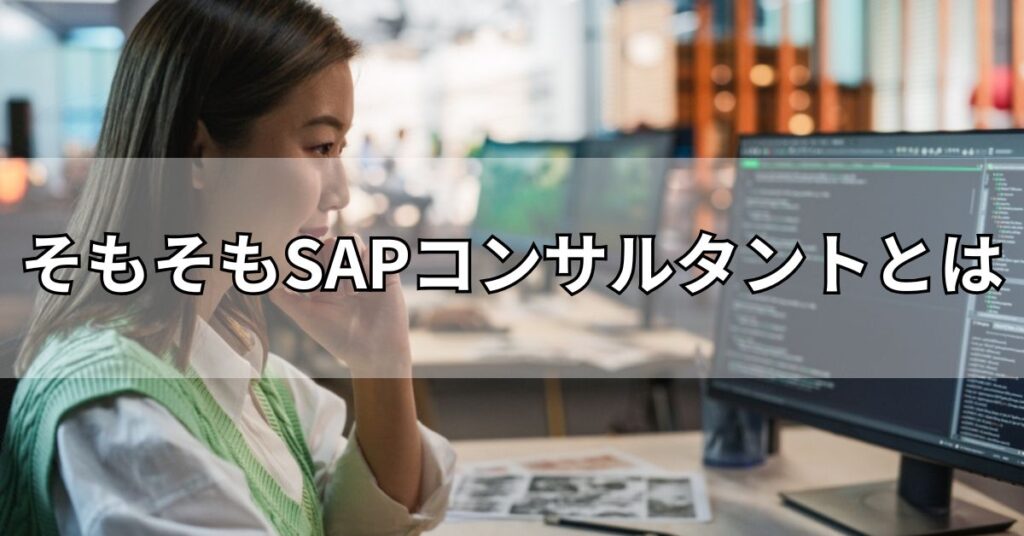 そもそもSAPコンサルタントとは