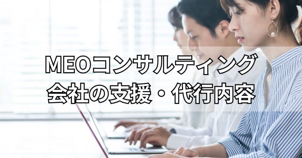 MEOコンサルティング会社の支援・代行内容