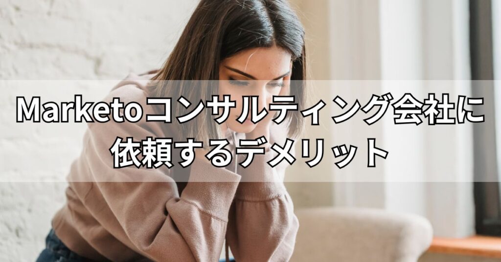 Marketoコンサルティング会社に依頼するデメリット