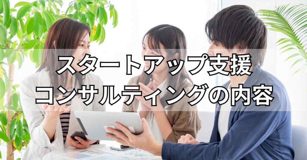 スタートアップ支援コンサルティングの内容